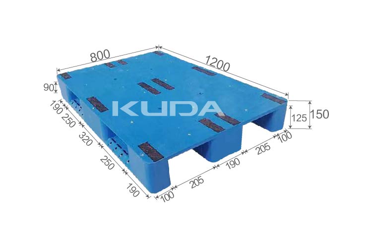 1208G-PBCZ PLASTIC PALLT(BUILT-IN STEEL TUBE)