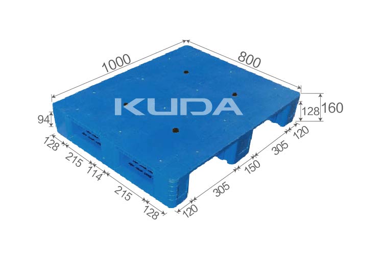 1008A-PBCZ PLASTIC PALLT(BUILT-IN STEEL TUBE)