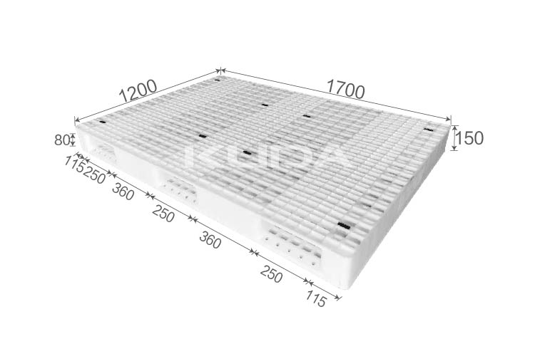 1712A-WGSM PLASTIC PALLET