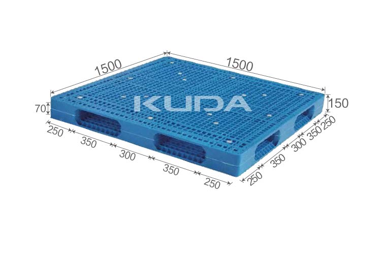 1515F-WGSM PLASTIC PALLET（BUILT-IN STEEL TUBE）