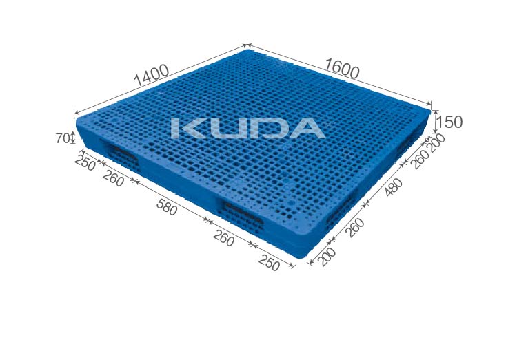 1614D-WGSM PLASTIC PALLET