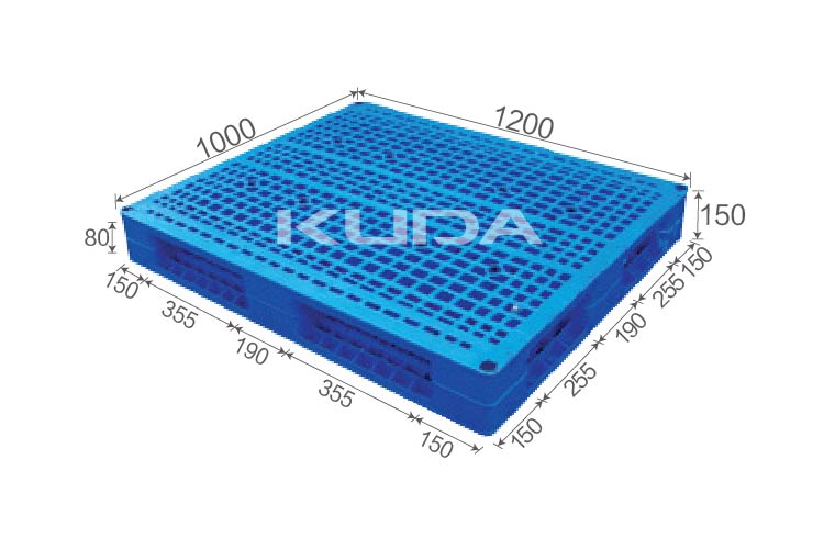 1210G-WGSM PLASTIC PALLET（BUILT-IN STEEL TUBE）