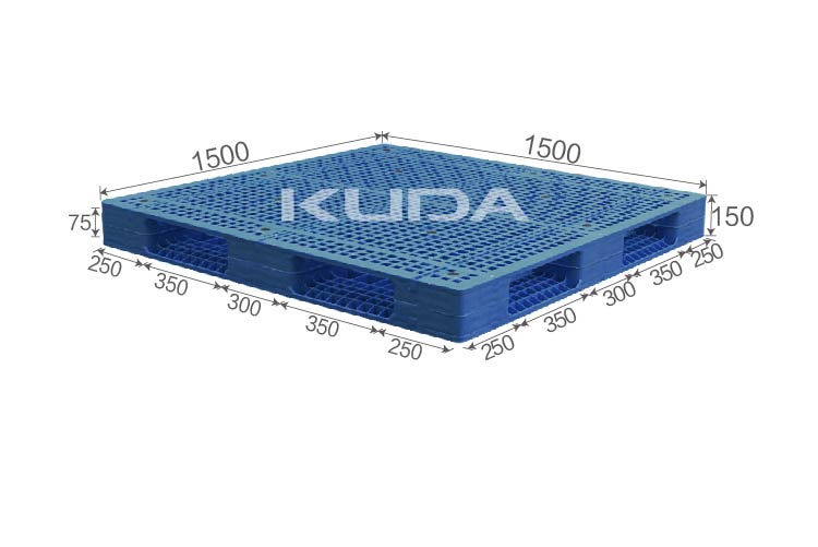 1515E-WGSM PLASTIC PALLET（BUILT-IN STEEL TUBE）