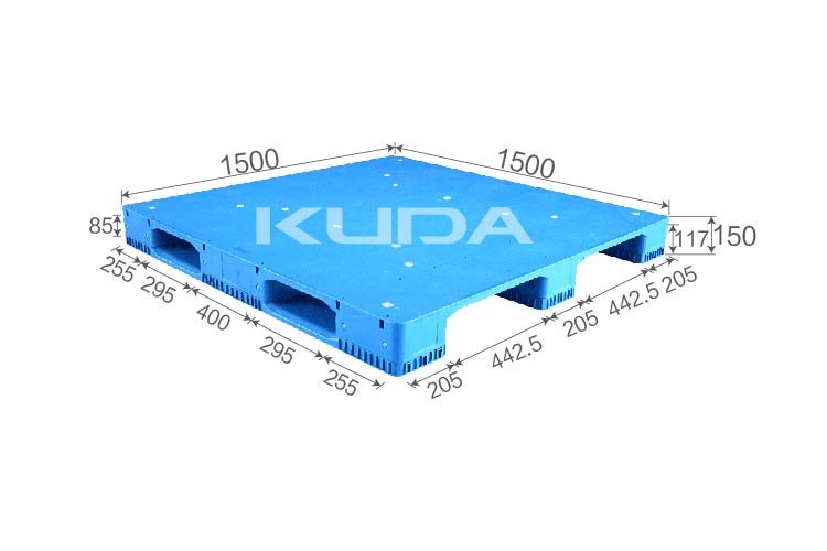 1515B-PBCZ PLASTIC PALLT(BUILT-IN STEEL TUBE)