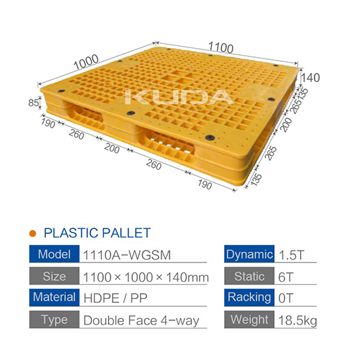 1110A-WGSM PLASTIC PALLET