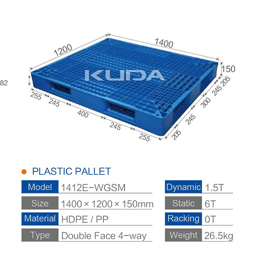 1412E-WGSM PLASTIC PALLET