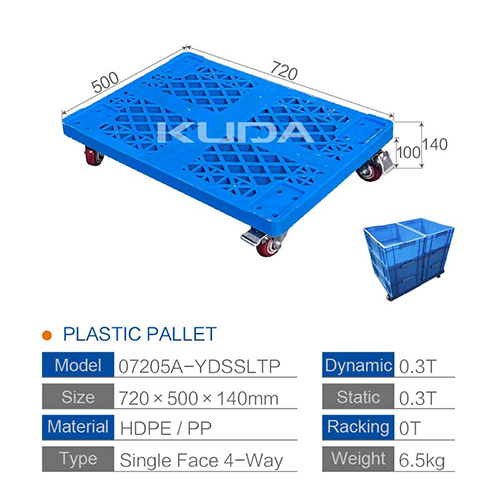 07205A-YDSSLTP MOBILE PLASTIC PALLET