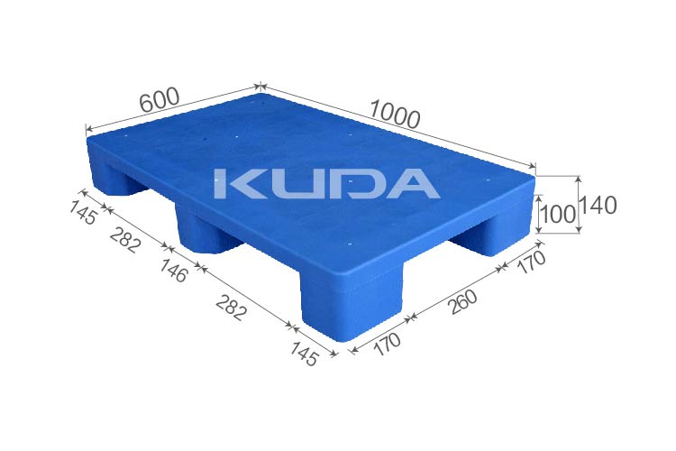 1006A-PBLJ PLASTIC PALLET（BUILT-IN STEEL TUBE）
