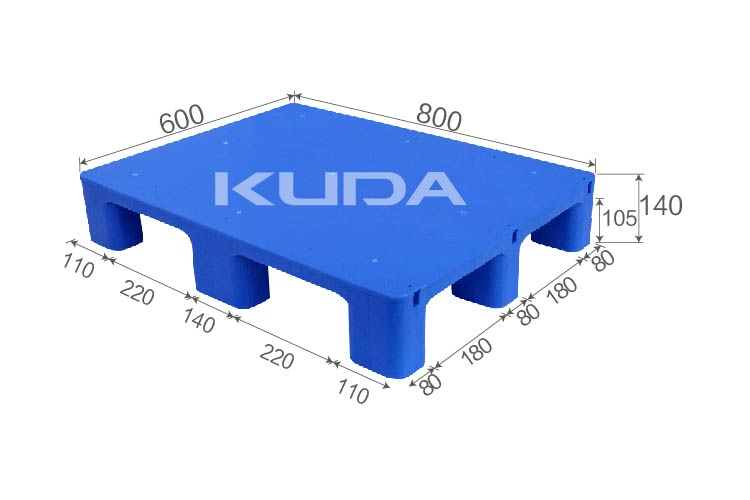 0806B-PBLJ PLASTIC PALLET（BUILT-IN STEEL TUBE）