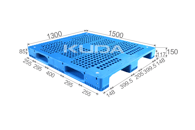 1513C-WGCZ PLASTIC PALLET（BUILT-IN STEEL TUBE）