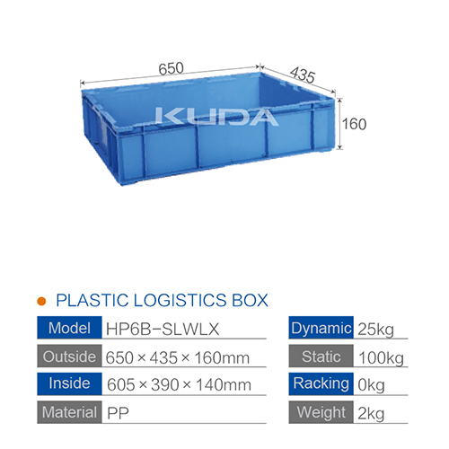 HP6B-SLWLX PLASTIC LOGISTICS BOX