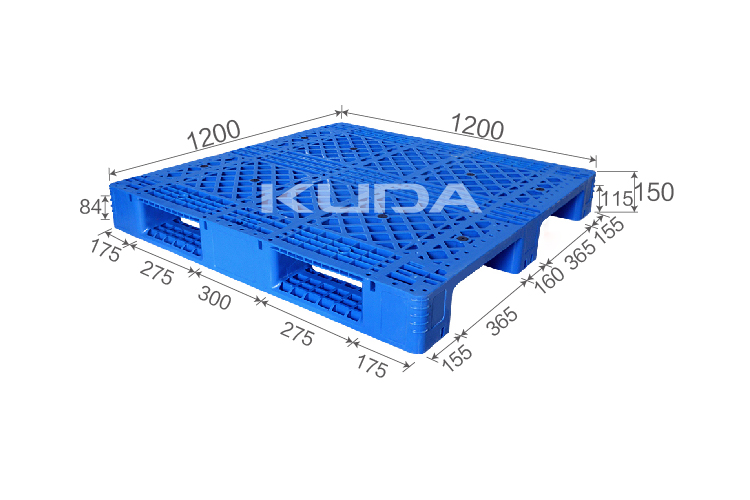 1212T-WGCZ PLASTIC PALLET（BUILT-IN STEEL TUBE）